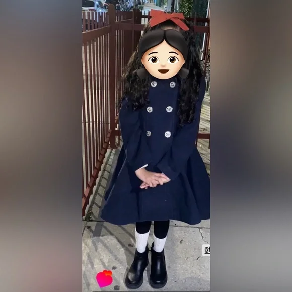 Rothschild Tailord Double Breasted Princess Pea Coat size 6x - Picture 2 of 11